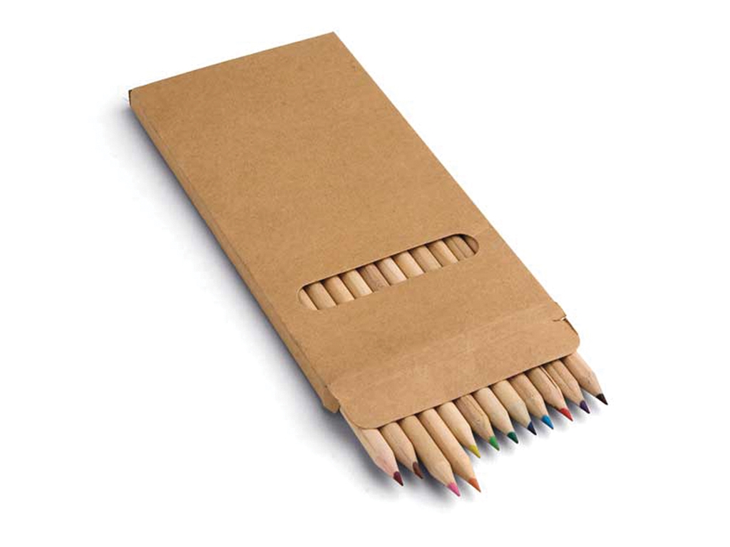 12 Li Naturel Boyama Kalem 